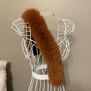 Red Valentino Fox Fur Headband